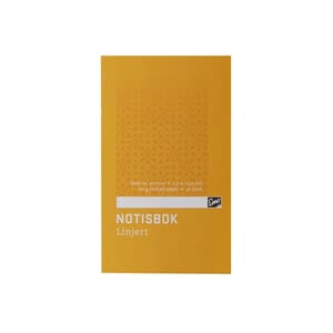 NOTISBOK EMO 7,5X12CM 60G 32BLAD LINJER