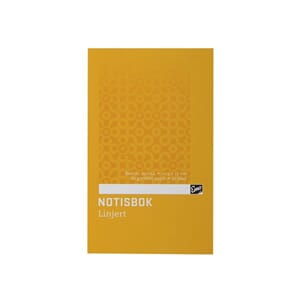 NOTISBOK EMO 10,5X17CM 60G 32BLAD LINJER