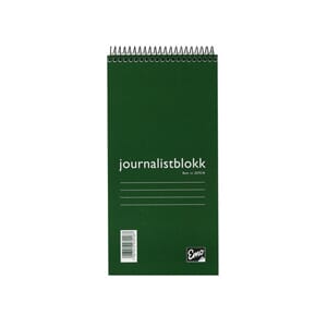 JOURNALISTBLOKK EMO 105X210MM 100BL LIN