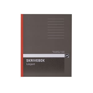 SKRIVEBOK EMO 17X21 70G 48BL LINJER