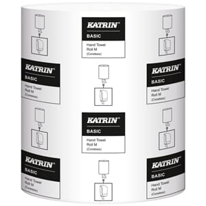 TØRKERULL KATRIN BASIC M HYLSELØS 300MTR