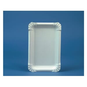TALLERKEN PURE PAPP 13X20CM HVIT (250)