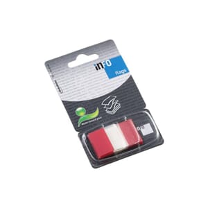 INDEX INFO 25X43MM RØD