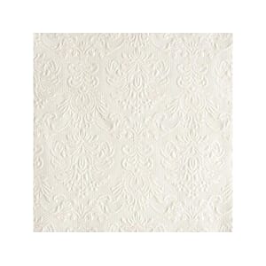 SERVIETT EDELWEISS 33CM PERLEHVIT (15)