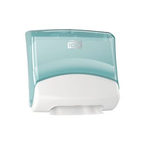 DISPENSER TORK TOP-PACK W4 HVIT/TURKIS