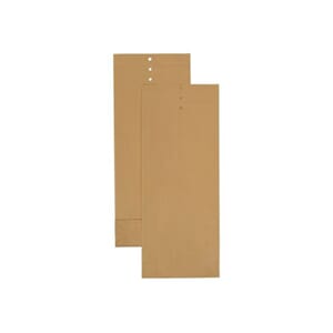 PRØVEPOSE 140X345X50MM BRUN 120G (250)