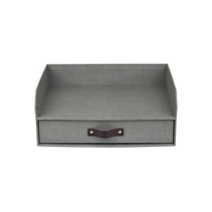 BREVKURV BIGSO WALTER A4 M/SKUFF GRÅ