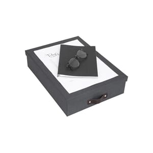 DOKUMENTBOKS BIGSO OSKAR A4 SORT