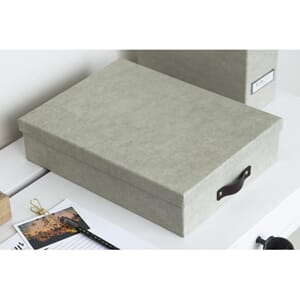 DOKUMENTBOKS BIGSO OSKAR A4 LIN