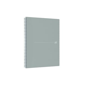 NOTATBOK OXFORD ORIGINS A4+ LIN 90G GRÅ