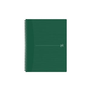 NOTATBOK OXFORD ORIGINS A4+ RUT 90G GRØN