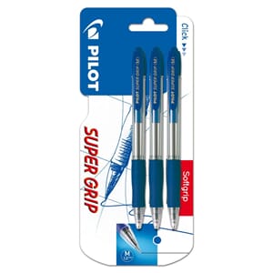 Kulepenn PILOT Super Grip M blå (3)