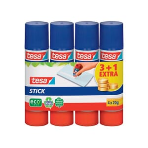 LIMSTIFT TESA 20G U/LØSEMIDLER (4)