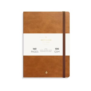 NOTATBOK BURDE DELUXE A5 COGNAC