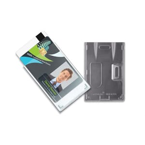 KORTHOLDER FOR 2 KORT RFID KLAR (50)