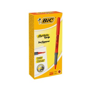 TEKSTMARKER BIC HIGHLIGHTER GRIP ORANGE