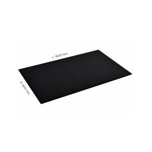 BORDPLATE KENSON 160X80CM SORT