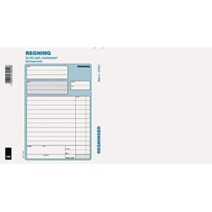 REGNING EMO A5 SELVKOPI. 3X50 SETT NUM