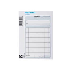 REGNINGSBLOKK EMO A6 100 BLAD