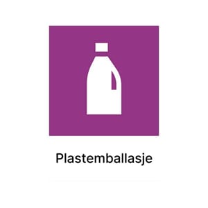 KILDESORTERINGSETIKETT PLAST A4