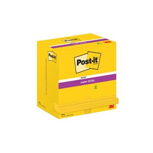 NOTATBLOKK POST-IT SS 76X127 DAFFODILGUL