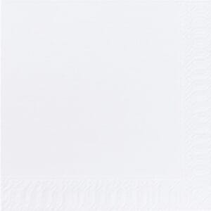 SERVIETT2L33CM HVIT (300)