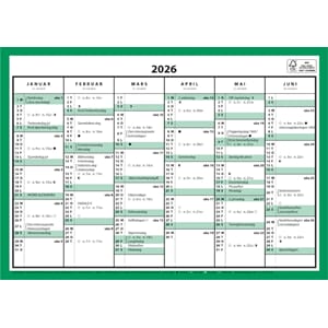 7.SANS KONTORKALENDER, ENKEL A4 KA