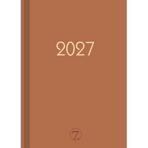 Kalender 2027 7.Sans PRIMO TREND, innbundet skinnim.