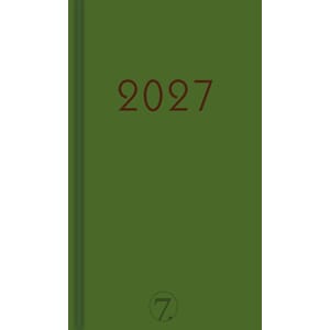 Kalender 2027 7.Sans DATUM TREND, innbundet skinnim.