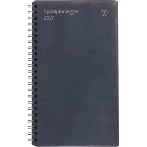 Kalender 2027 7.Sans SPIRALPLANLEGGER, spiralisert krt
