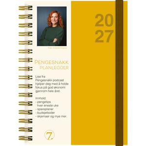 Kalender 2027 7.Sans PENGESNAKK - ÅRET RUNDT spiralisert krt
