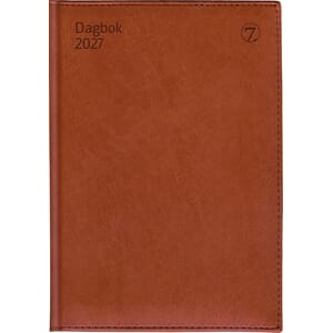 Dagbok 7.sans A5 m/mnd.reg 2027