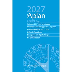 Kalender 2027 APLAN POCKET DAG ÅRSSETT