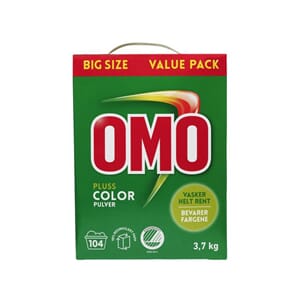 TØYVASK OMO PLUSS COLOR 3,7KG