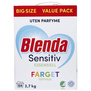TØYVASK BLENDA ESSENSIELL FARGET 3,7KG