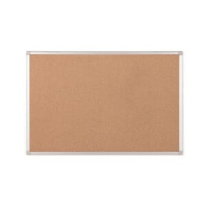 KORKTAVLE BI-OFFICE EARTH 90X60CM ALU