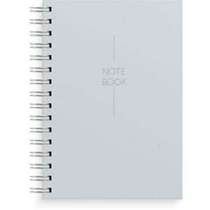 SPIRALBOK BURDE A5 LYS BLÅ