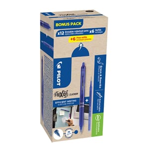 Rollerpenn PILOT Frixion Cli 07bl(12+12)