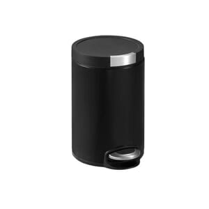 PEDALBØTTE EKO ART STEP 12L MATT SORT