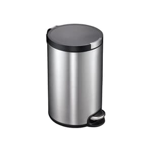 PEDALBØTTE EKO ART STEP 20L MATT STÅL