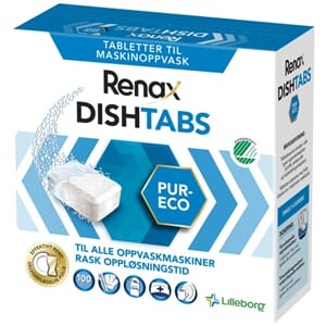 Oppvasktabletter Renax Pur-Eco 100stk