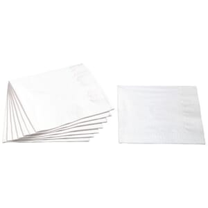 SERVIETT DUNI 3L 24CM VANILJE (250)