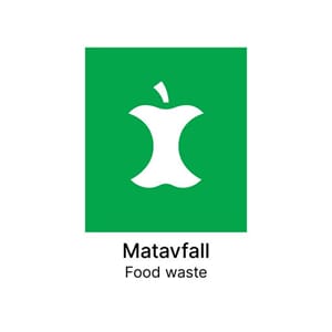 KILDESORTERINGSETIKETT MATAVFALL  N/E A5