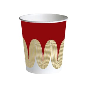 TERMOBEGER HUHTAMAKI 25CL RØD/GULL (20)