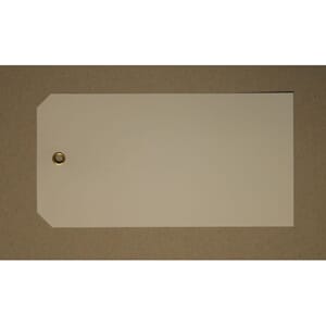 MERKELAPPER 14X7,3CM PLAST HVIT (1000)