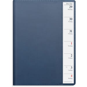 UKEKALENDER GRIEG SCORPIO A5 2026 BLÅ