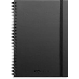 KALENDER GRIEG LEO A5 SPIRAL 2026 SORT