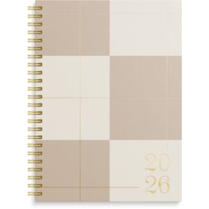 UKEKALENDER GRIEG MULTI A5 2026 BEIGE