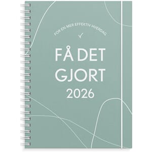 UKEKALENDER GRIEG A5 2026 FÅ DET GJORT
