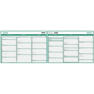 PLATEKALENDER GRIEG A4 2026 DOBBEL